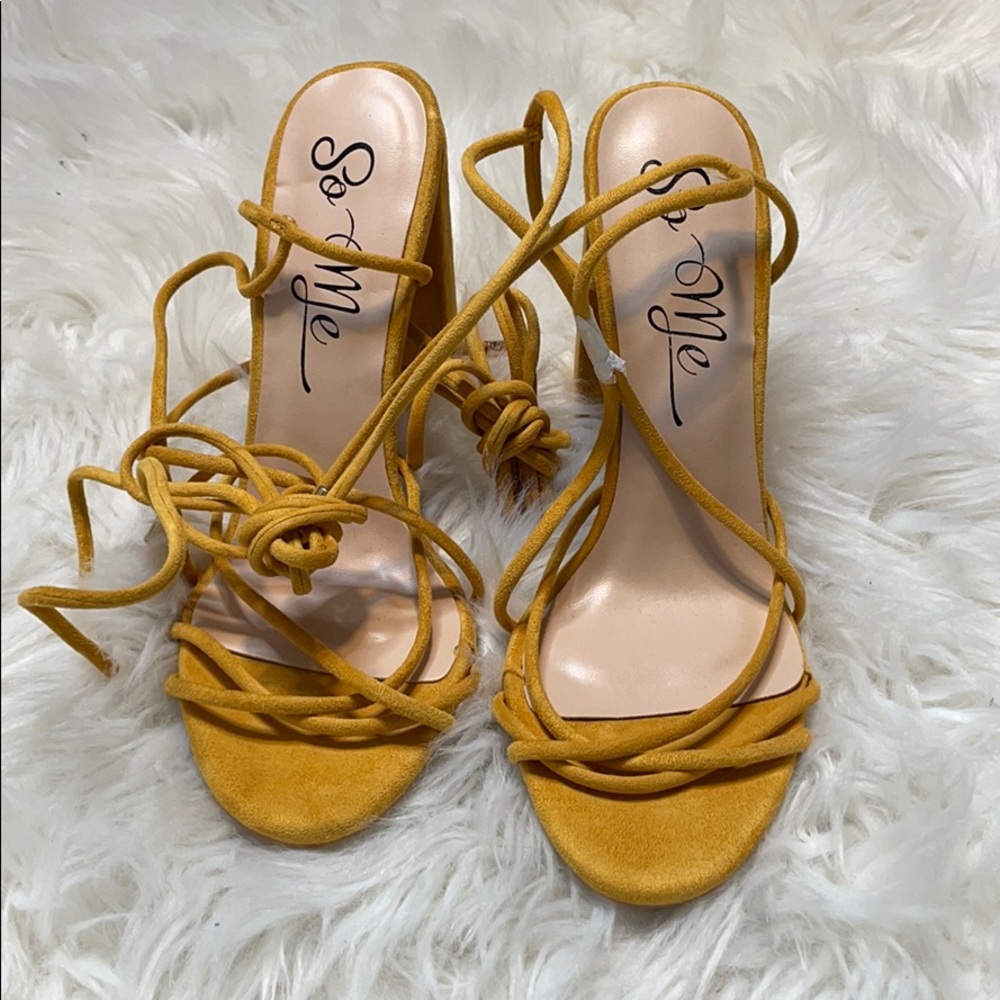 Yellow heels